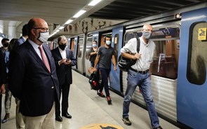 Metro de Lisboa preparado para aumento de passageiros em setembro, garante ministro