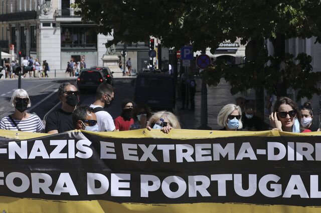 Centenas manifestam-se em Lisboa contra crescente à-vontade da extrema-direita
