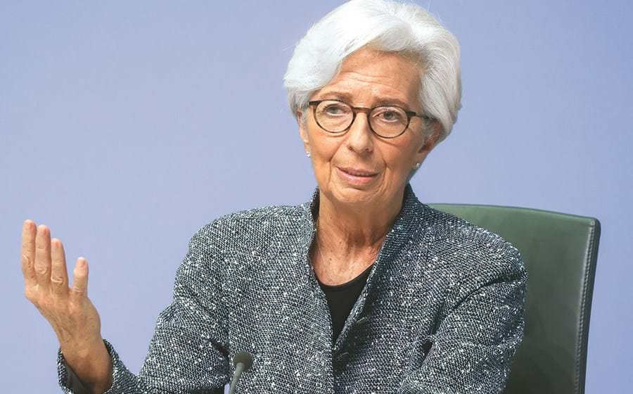 A presidente do BCE, Christine Lagarde, decidiu manter as taxas de referência     da entidade inalteradas no último encontro de política monetária.