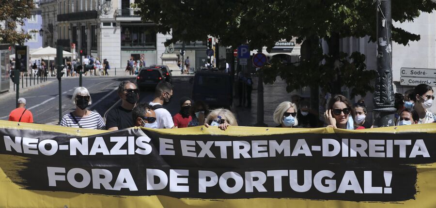 manifestação racismo
