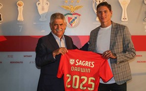 Benfica confirma contratação de Darwin Nuñez por 24 milhões