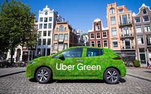 Uber planeia ter zero emissões até 2040. Sete milhões de viagens limpas já feitas em Portugal