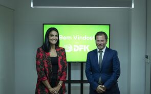 Sara do Ó e Hugo Salgueiro, presidente e sócio do grupo Your, ambos administradores da DFK Portugal.