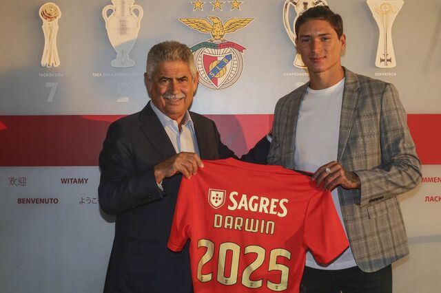 Benfica confirma contratação de Darwin Nuñez por 24 milhões