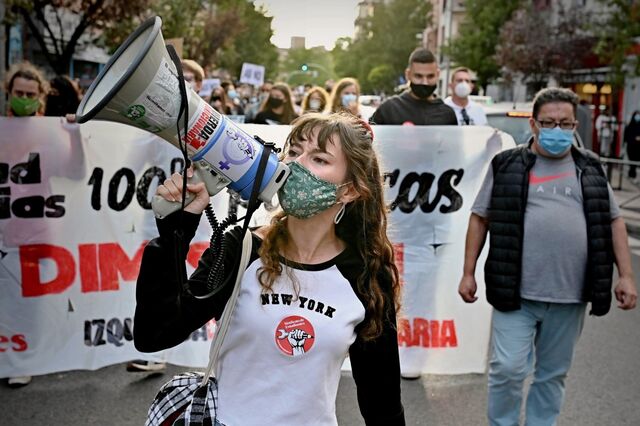 Covid-19: Madrilenos protestam nas ruas contra restrições em 37 zonas da cidade