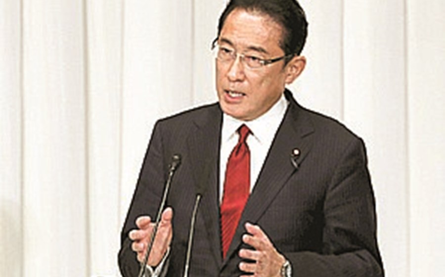 Ex-ministro dos Negócios Estrangeiros, Fumio Kishida.