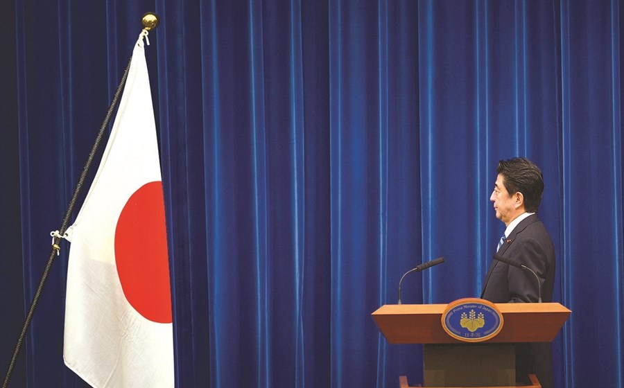 Shinzo Abe anunciou no final de agosto o afastamento do cargo de primeiro-ministro do Japão.