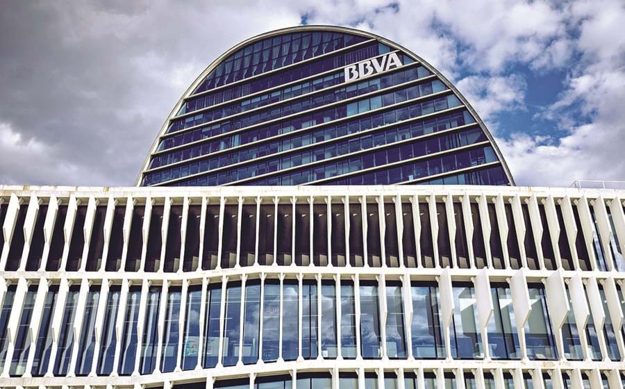 O espanhol BBVA vai ser uma das cotadas expulsas do lote das 50 maiores da Zona Euro.