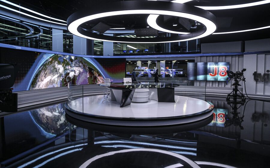 TVI, estúdio informação
