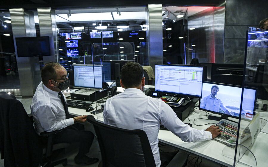 TVI, estúdio informação