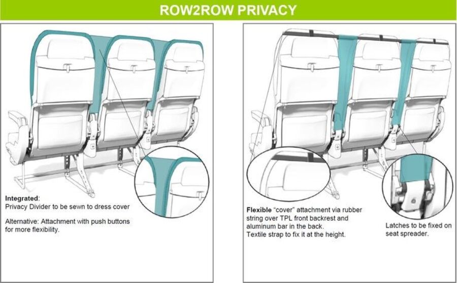 TAP interior avião