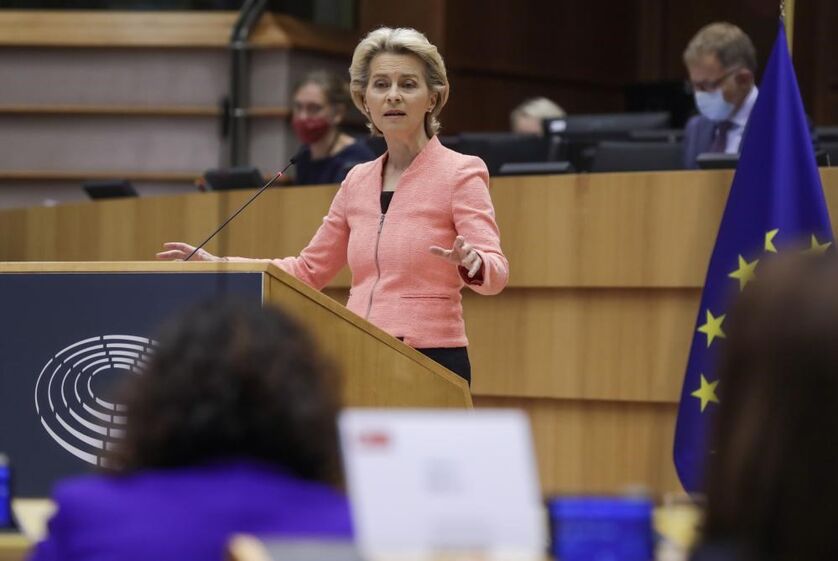 presidente Comissão Europeia Ursula von der Leyen parlamento europeu