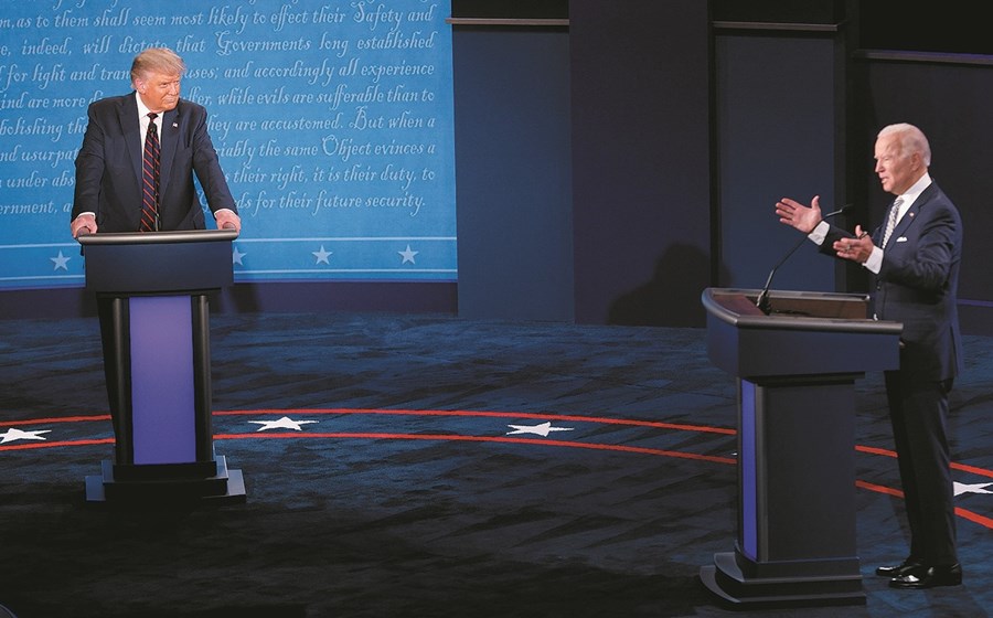 Os analistas consideraram o primeiro debate entre Trump e Biden como muito agressivo e de baixo nível.