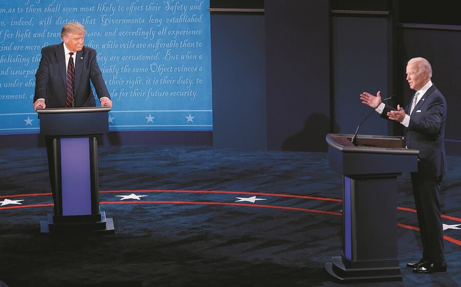 debate trump e biden