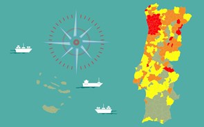 Veja no mapa como está o risco no seu concelho e quantos casos precisa ter para cada escalão