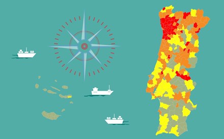 Em 175 concelhos, a incidência da covid aumentou numa semana. Veja no mapa como está o seu