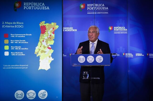 Concelhos de risco extremo têm quase três milhões de habitantes