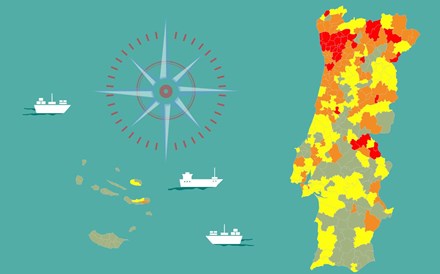 Há 15 concelhos com mais de mil casos em duas semanas. Veja no mapa a situação no seu