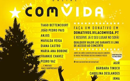 VilacomVida realiza o primeiro Concerto Solidário de Natal em formato online em Portugal 