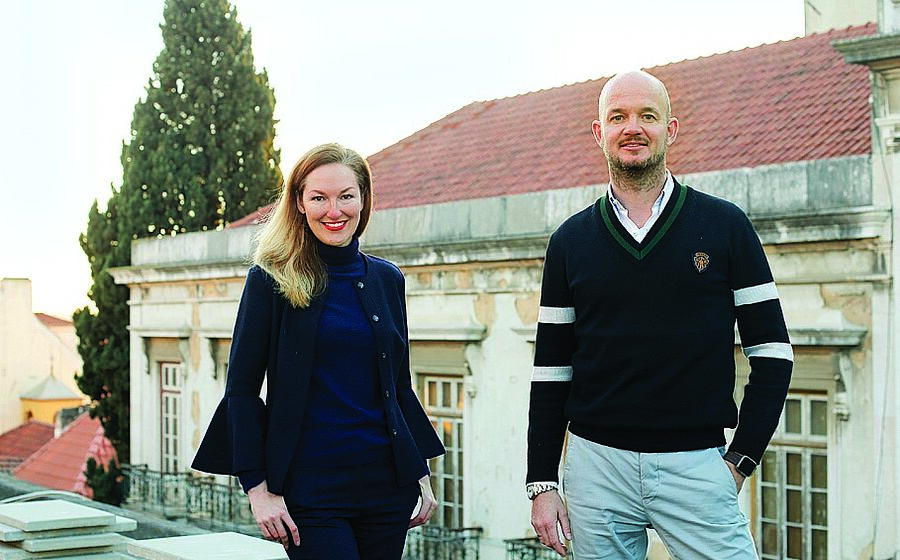 Mila Suharev e Nils Henning, cofundadores da Casafari.