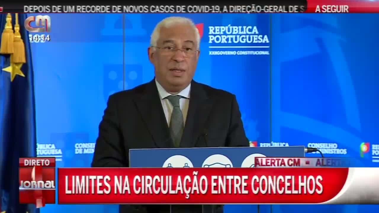 Vídeo: Costa anuncia novas restrições e admite medidas mais duras -  Negócios TV - Jornal de Negócios