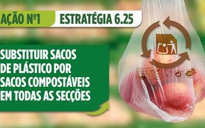 Mercadona elimina sacos de plástico de uso único em todas as lojas