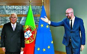 presidente do Conselho Europeu, Charles Michel, e António Costa