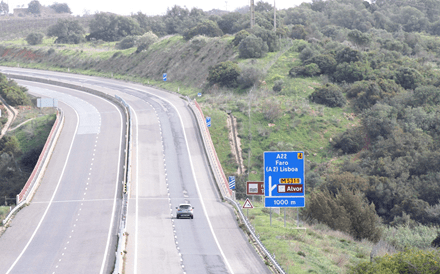 Autoestradas com quedas de mais de 10% do tráfego no verão