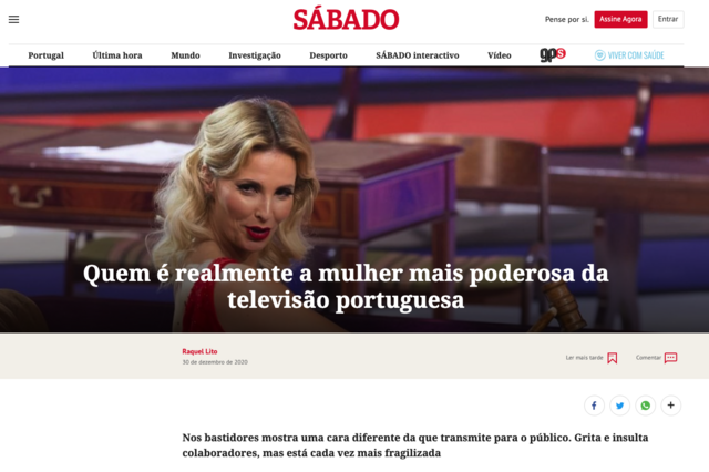 A nova cara da SÁBADO online