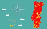 Maia, Matosinhos e Porto baixam para risco muito elevado e há menos 15 concelhos em risco extremo. Veja no mapa o seu