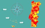 Pandemia melhora em 291 concelhos. Municípios em risco extremo baixam para 119. Veja no mapa como está o seu