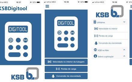 KSB Bombas e Válvulas cria app para cálculo hidráulico. 