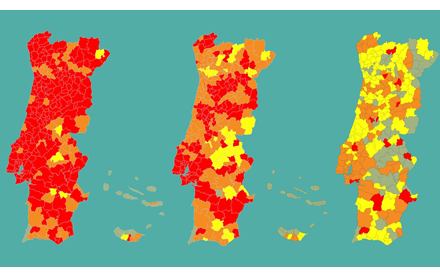 Oito milhões de portugueses saem de risco extremo em duas semanas. Veja no mapa o seu concelho