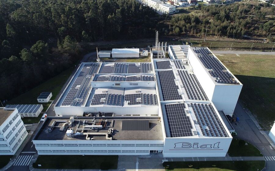 Bial, Trofa, painéis solares fotovoltaicos
