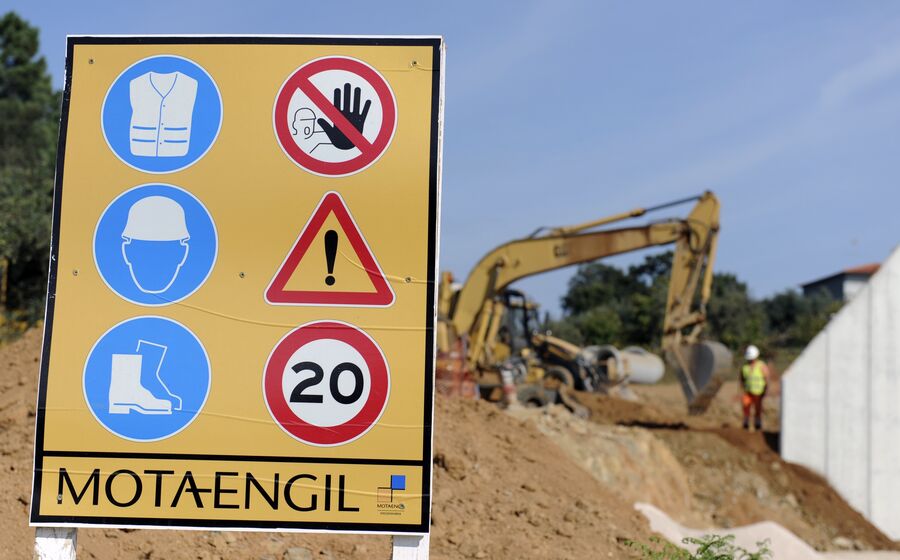 mota-engil, obra, construção