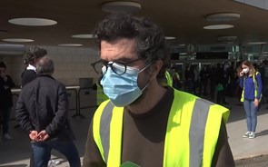 Trabalhadores da Groundforce exigem em Lisboa pagamento de salários