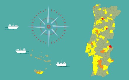 Já só há 3 concelhos em risco extremo e mais de 60% dos municípios estão em risco moderado. Veja o seu