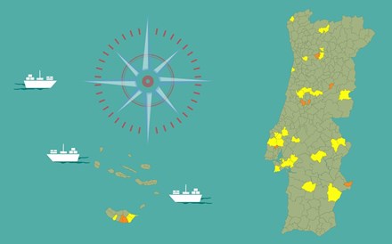 Já não há concelhos em risco extremo e apenas oito estão em risco muito elevado. Veja no mapa o seu