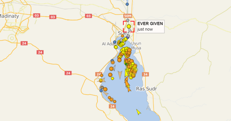Ever Given suez