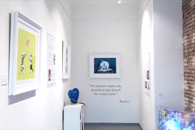 Bruxelas exibe 17 obras de Banksy em nova exposição 