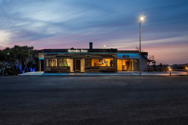 Mercedes cria 'EQ Lounge' autosustentável na Nazaré