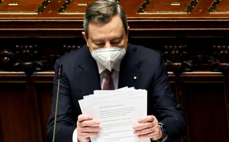 mario Draghi parlamento italia