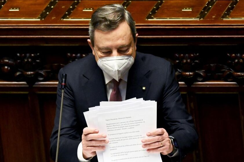 mario Draghi parlamento italia