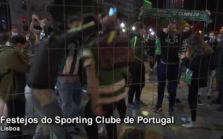 Sporting campeão: Marquês em euforia total numa festa marcada por desacatos 