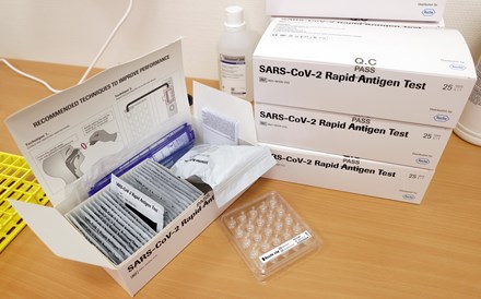 Governo vai comparticipar até quatro testes rápidos antigénio por mês por utente