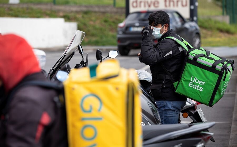 estafetas, uber, glovo