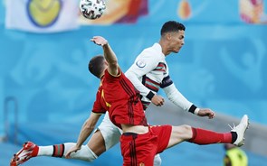 Euro2020: Portugal afastado nos 'oitavos' ao perder com a Bélgica