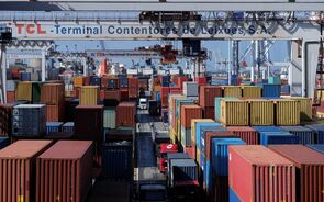 exportaçoes, contentores