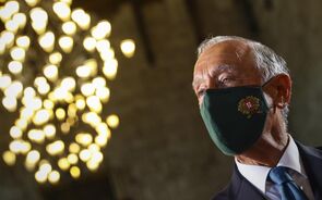 Marcelo Rebelo de Sousa máscara