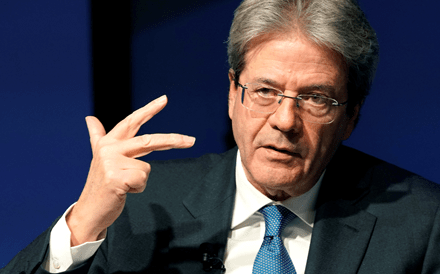 Paolo Gentiloni: 'Não podemos manter as ajudas de Estado como estão'